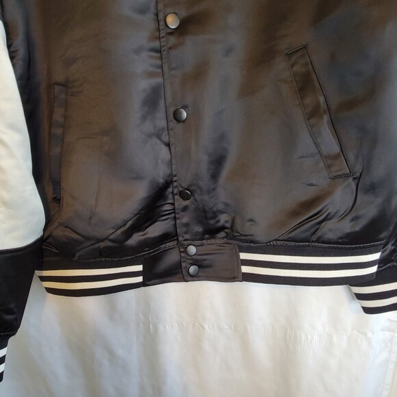 PacSuc Athletics Women's Black Varsity Jacket XS/S New With Tags - Picture 11 of 15